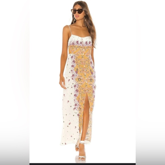 Free People Dresses & Skirts - Free People Morning Song Maxi Dress in Ivory Size Medium